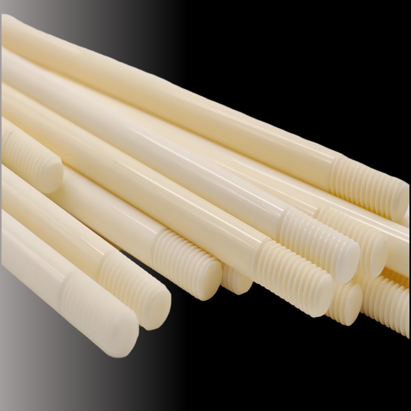 Alumina Ceramic Threaded Rod