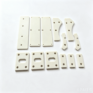 Custom-shaped aluminum nitride ceramic parts