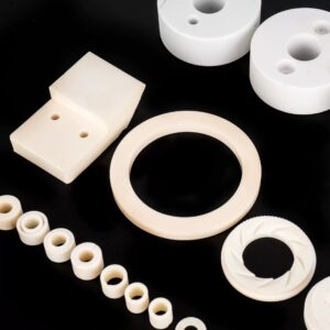 Custom-shaped aluminum nitride ceramic parts