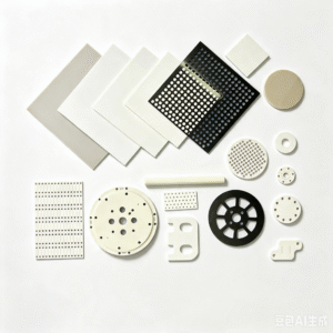 Custom-shaped aluminum nitride ceramic parts